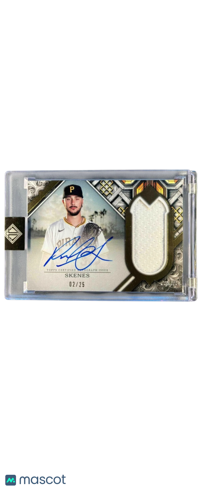 Sports Topps 2025 Topps Transcendent Collection Paul Skenes #Tcm-Ps Relic 02/25 Memorabilia