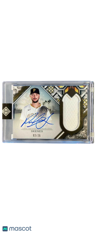 Sports Topps 2025 Topps Transcendent Collection Paul Skenes #Tcm-Ps Relic 02/25 Memorabilia