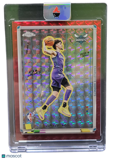 Sports Topps 2025 Topps Chrome X'S & Whoa'S Lamelo Ball #Xw-7 Red Prizm