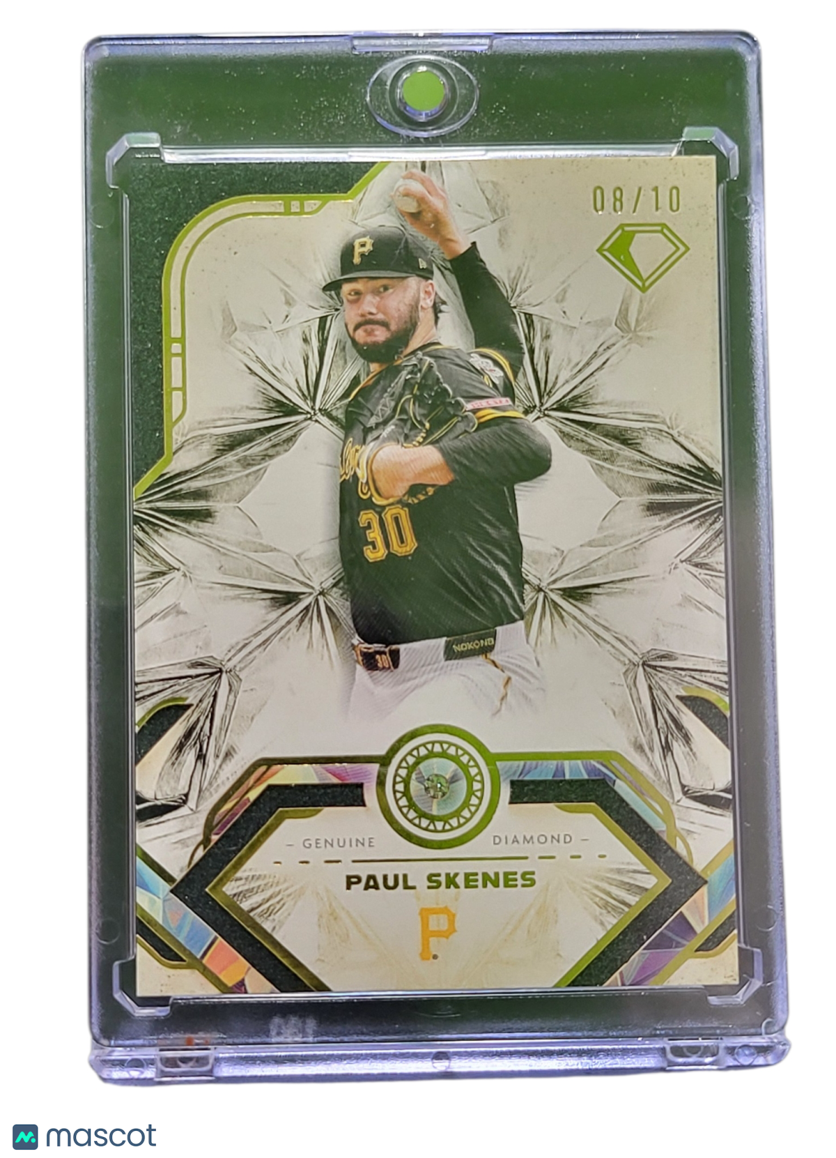 Sports Topps 2025 Topps Gilded Collection Paul Skenes #8 08/10 Genuine Diamond