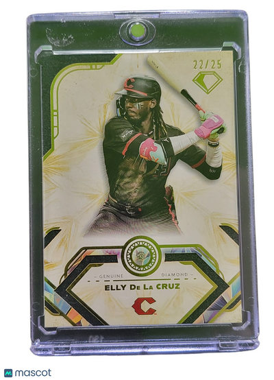 Sports Topps 2025 Topps Gilded Collection Elly De La Cruz #88 Gold 22/25 Genuine Diamond