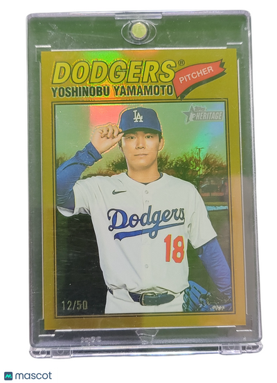 Sports Topps 1962 Topps Heritage Yoshinobu Yamamoto #371 Gold Foil 12/50