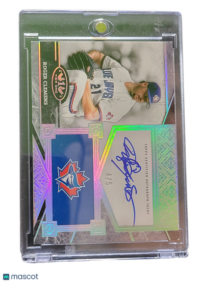 Sports Topps 2025 Topps Tier One Top Shelf Signatures Roger Clemens #Tss-Rc 4/5