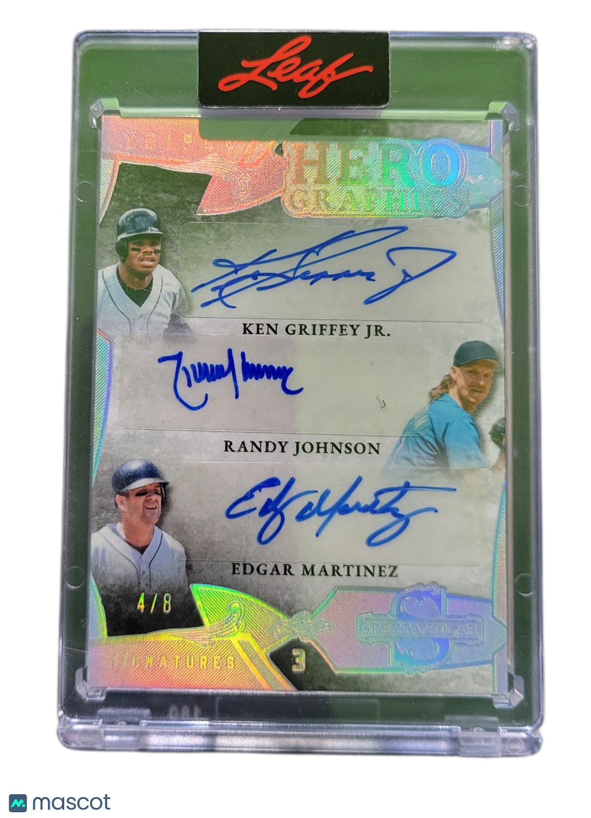 Sports 2025 Leaf Spectacular Hero Ken Griffey Jr. Johnson Edgar Martinez #H3-3 4/8