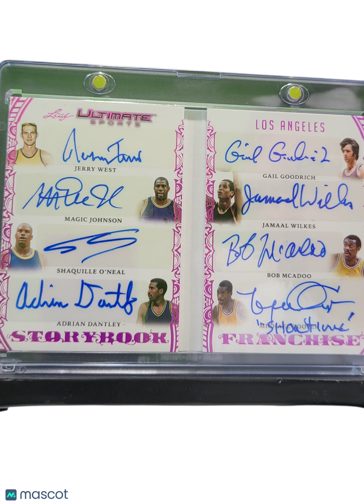 Sports 2024 Leaf Ultimate Sports Storybook Franchise Magic Jerry West Shaq O'Neal
