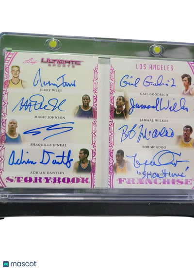 Sports 2024 Leaf Ultimate Sports Storybook Franchise Magic Jerry West Shaq O'Neal