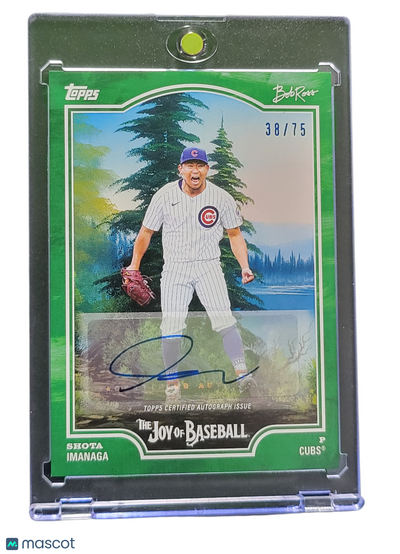 Baseball Topps 2024 Topps Bob Ross The Joy Of Baseball Shota Imanaga #33g Green 38/75