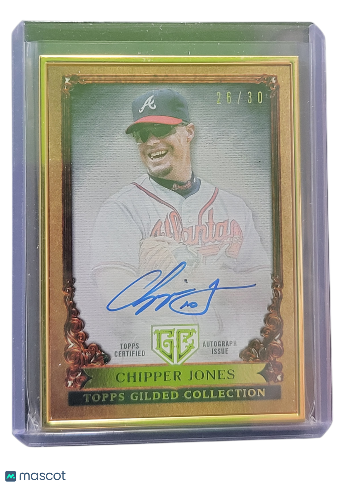 Sports Topps 2023 Topps Gilded Collection Gallery Of Gold Chipper Jones #Gog-Cj 26/30