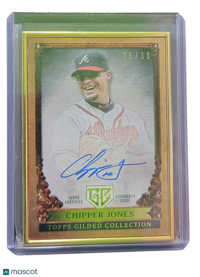 Sports Topps 2023 Topps Gilded Collection Gallery Of Gold Chipper Jones #Gog-Cj 26/30