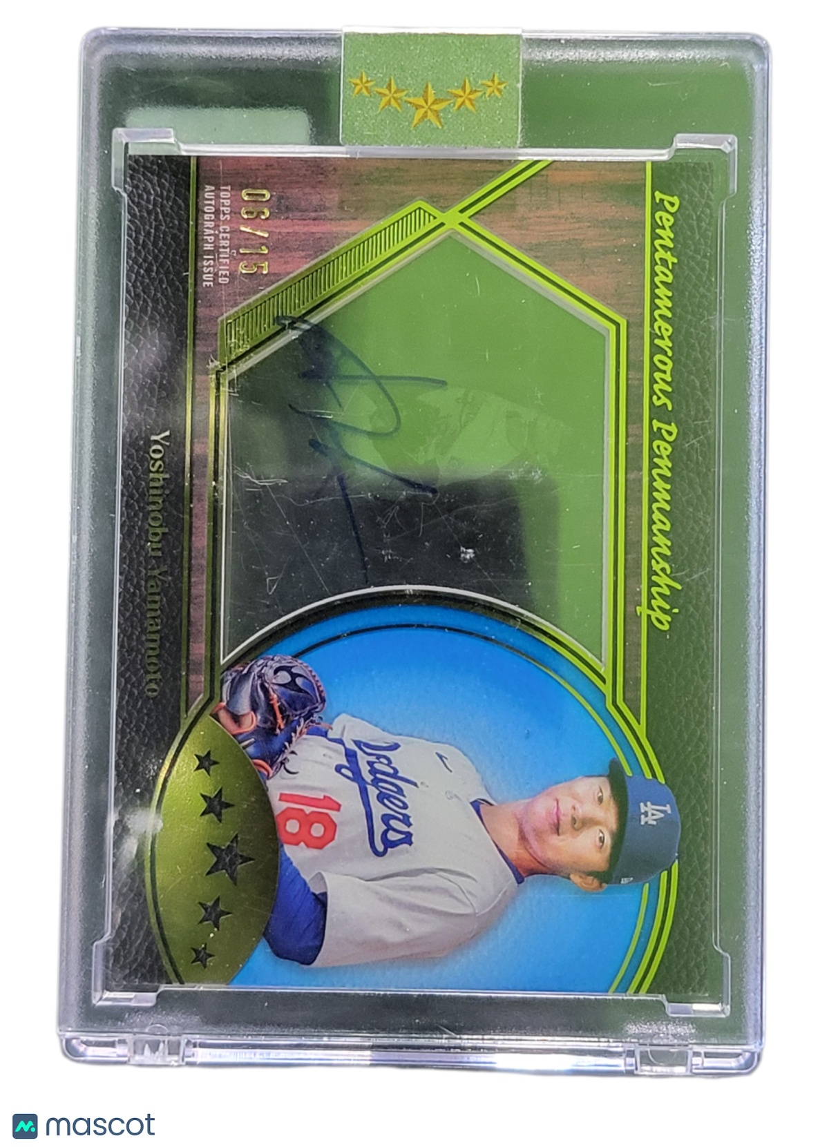 Sports Topps 2025 Topps Five Star Pentamerous Penmanship Yoshinobu Yamamoto #Pp-Yy 06/15