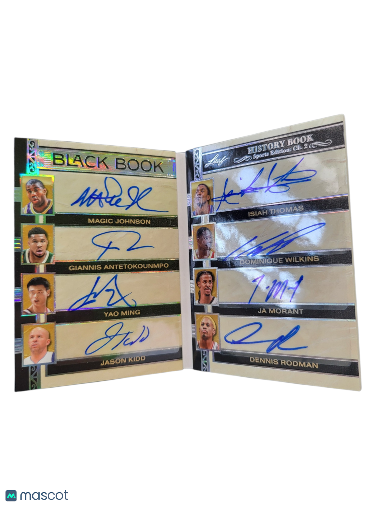 Sports 2025 Leaf Magic Johnson Jason Kidd Ja Morant Isiah Thomas Dominique Booklet 1/1