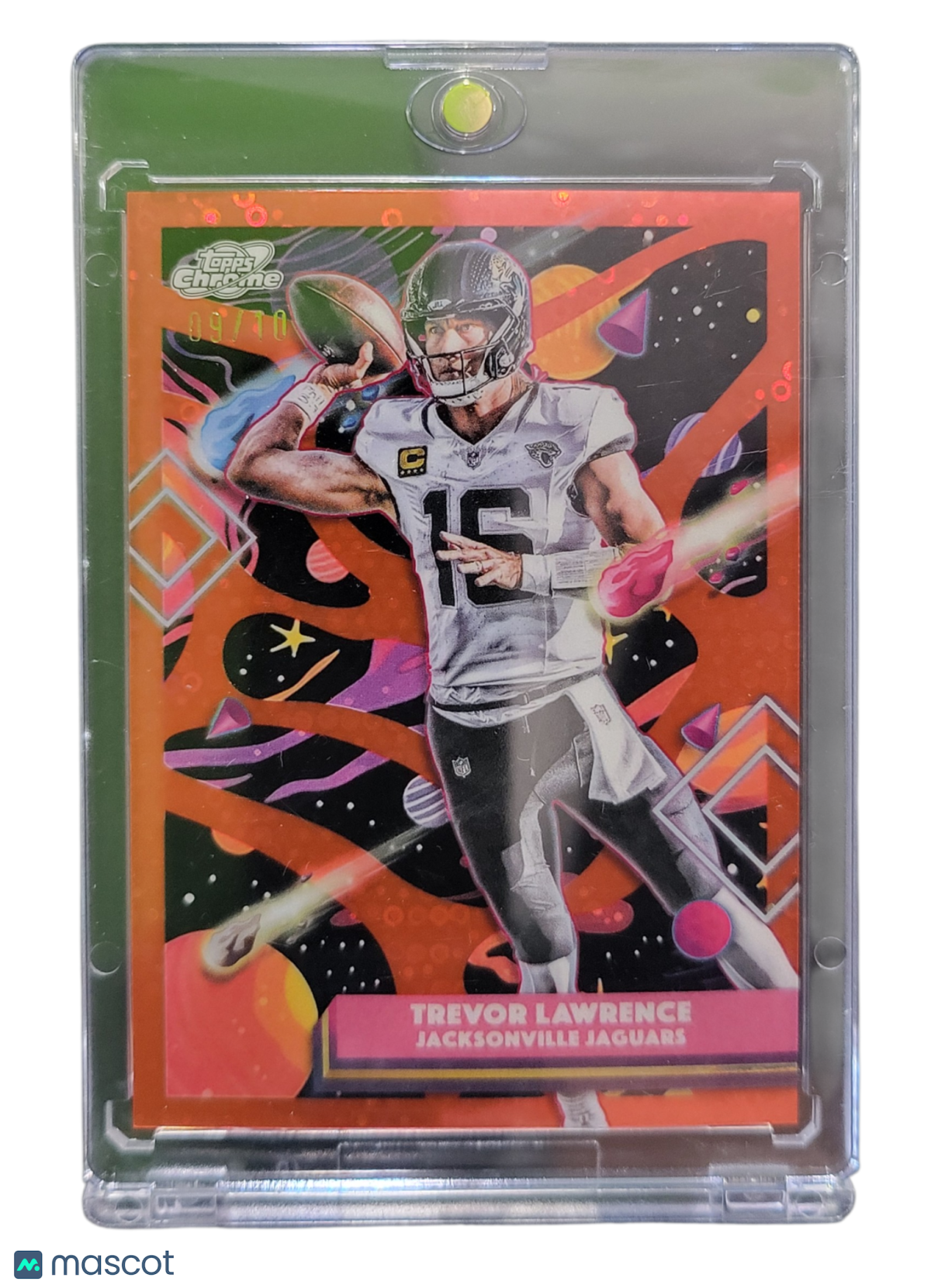 Sports Topps 2025 Topps Chrome Cosmic Trevor Lawrence #44 Orange Planetary Pursuit 09/10