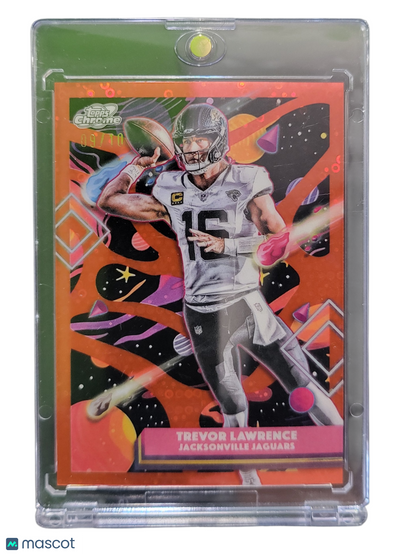 Sports Topps 2025 Topps Chrome Cosmic Trevor Lawrence #44 Orange Planetary Pursuit 09/10