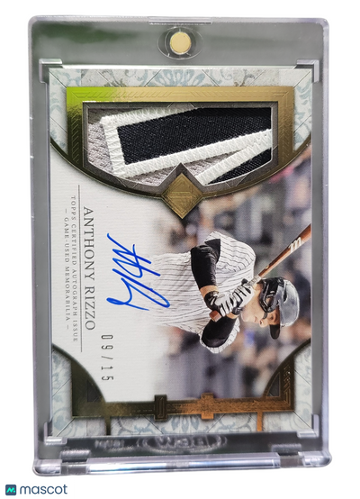 Sports Topps 2024 Topps Transcedent Anthony Rizzo #Tcpa-Ar12 /15 Used Memo Patch Auto Card
