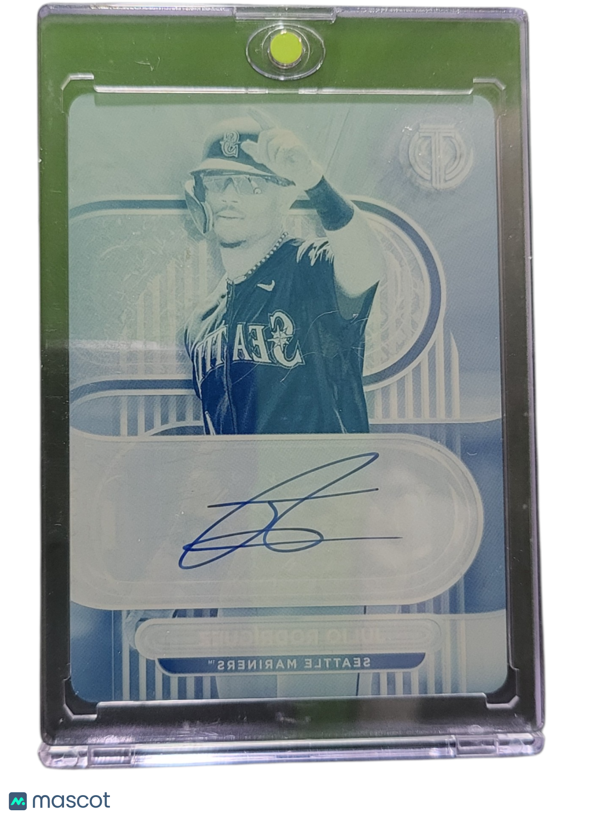 Sports Topps 2024 Topps Tribute Julio Rodriguez #Ta-Jrod Cyan Plate Printing Plate 1 Of 1
