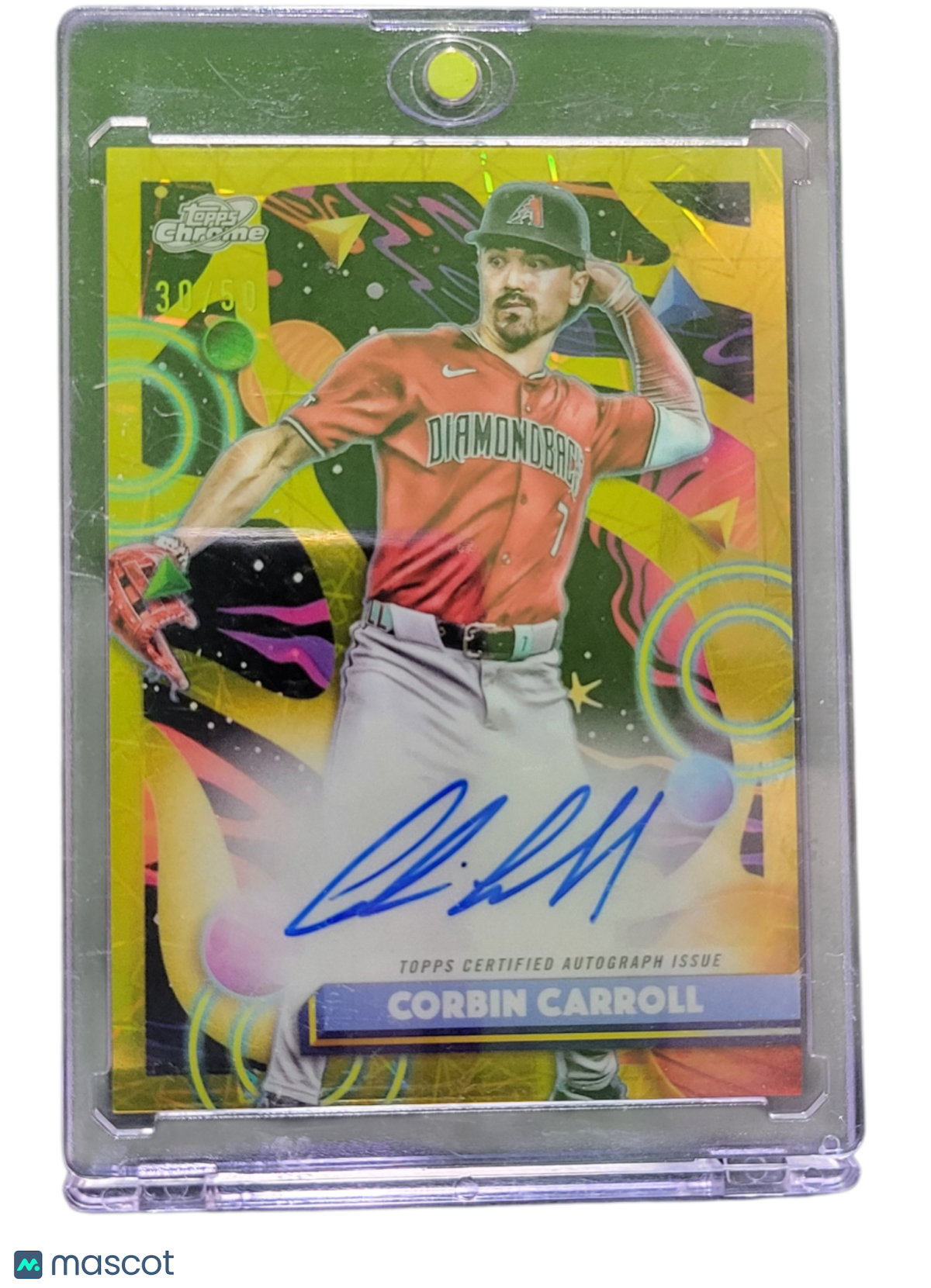 Sports Topps 2025 Topps Cosmic Chrome Corbin Carroll #Cca-Cca Yellow Raywave /