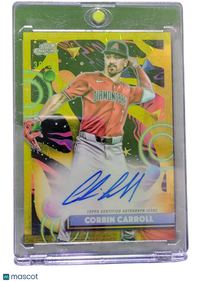 Sports Topps 2025 Topps Cosmic Chrome Corbin Carroll #Cca-Cca Yellow Raywave /