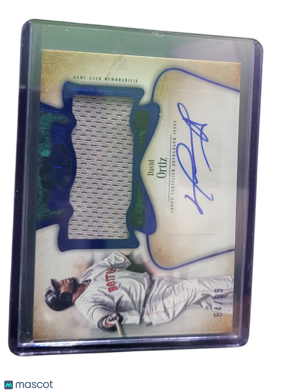Sports Topps 2026 Topps Tier One David Ortiz #Atjr-Do Jumbo Relic Card Game-Used /99