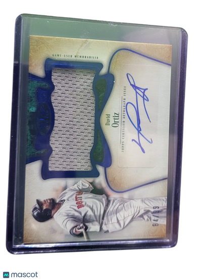 Sports Topps 2026 Topps Tier One David Ortiz #Atjr-Do Jumbo Relic Card Game-Used /99