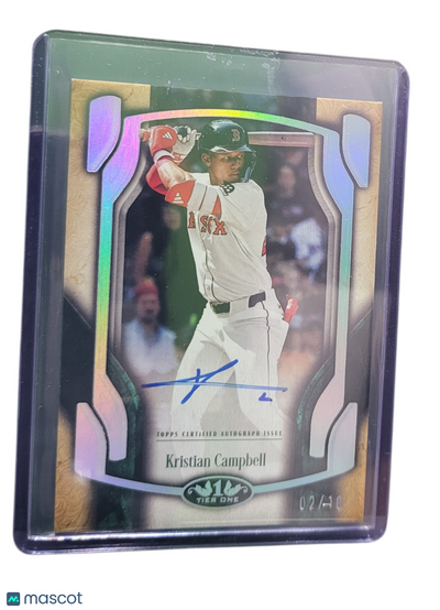 Sports Topps 2026 Topps Tier One Kristian Campbell #Boa-Kca 02/10
