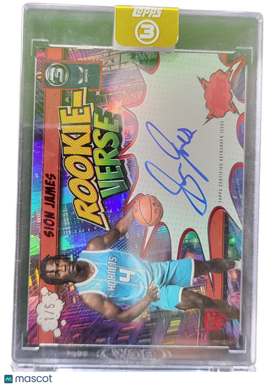 Sports Topps 2026 Topps 3 Rookie-Verse Sion James #Rv-Sj 1/5