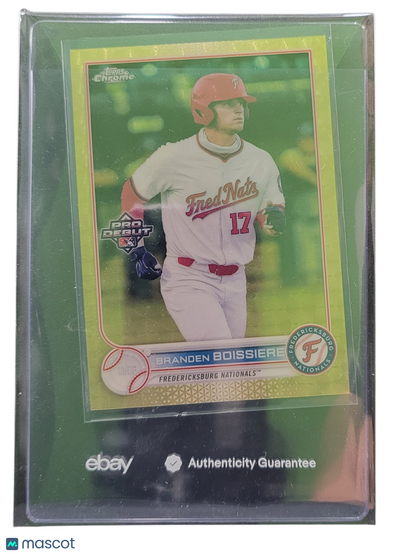 Sports Topps 2022 Topps Chrome Pro Debut Branden Boissiere #Pdc-36 Yellow