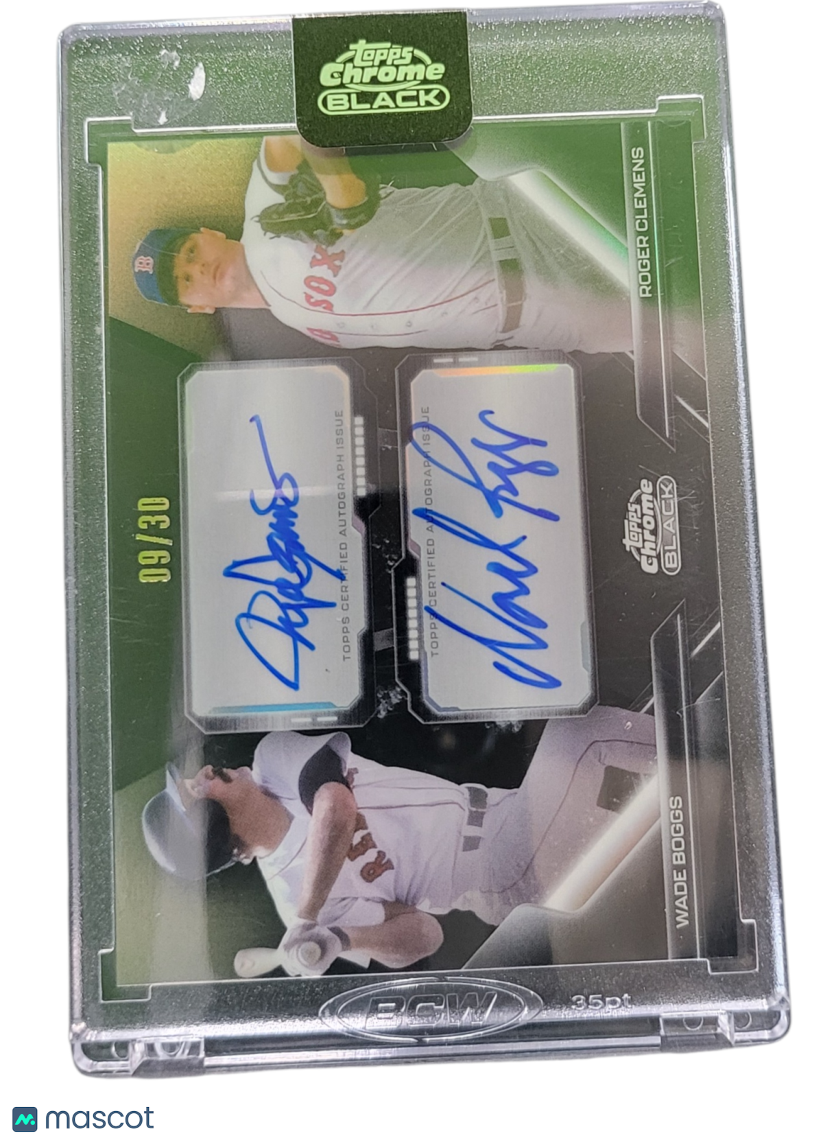 Sports Topps 2026 Topps Chrome Black Roger Clemens Wade Boggs #Pdpa-Bc Green 09/30