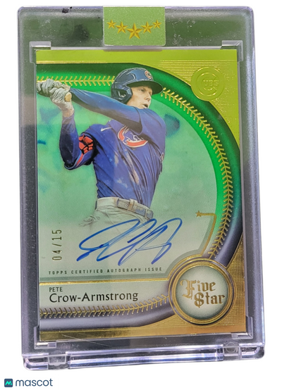 Sports Topps 2024 Topps Five Star Pete Crow-Armstrong #Fsa-Pc Green 04/15