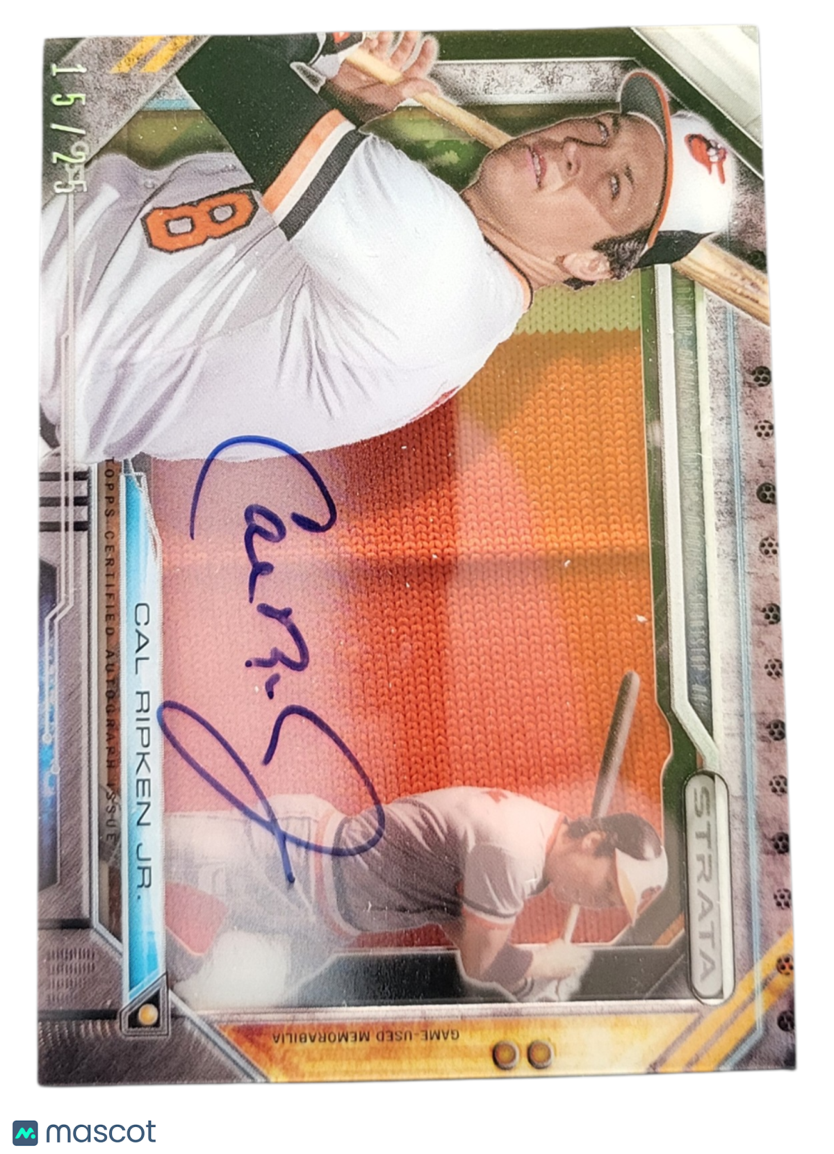 Sports Topps 2015 Topps Strata Signature Relics Cal Ripken Jr. #Ssr-Cr Auto Memorabilia 15/25