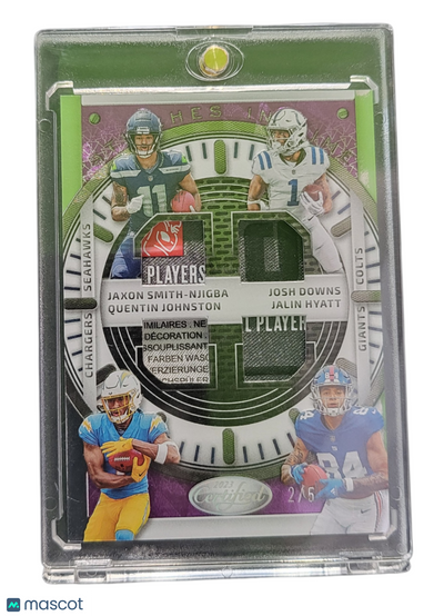 Sports Panini 2023 Panini Jalin Hyatt Josh Downs Jaxon Smith-Njigba Quentin Johnston /5