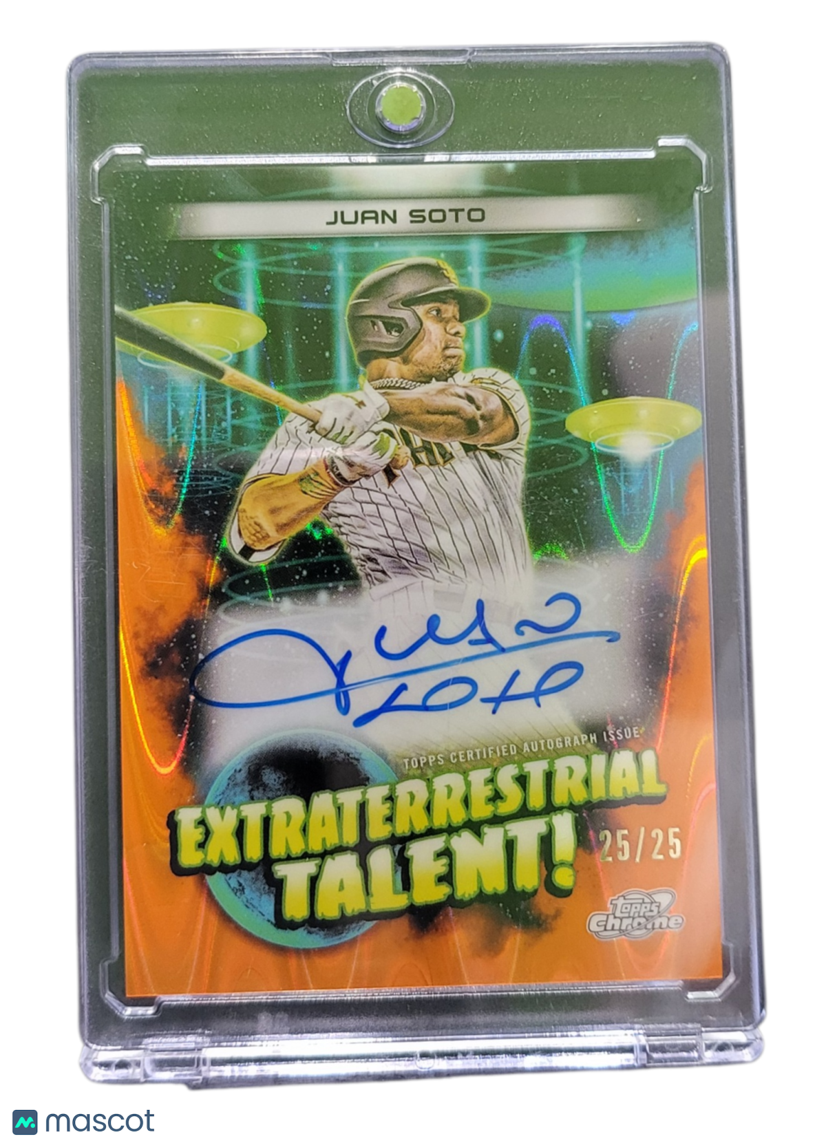Sports Topps 2023 Topps Cosmic Extraterrestrial Auto Variation Juan Soto #Eta-Js Orange /25