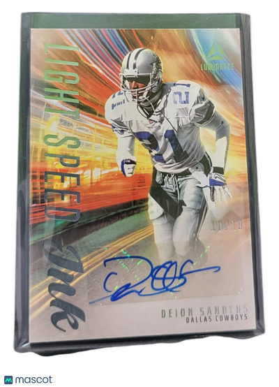 Sports Panini 2023 Panini Luminance Lightspeed Ink Deion Sanders #Lsi-Ds 10/10