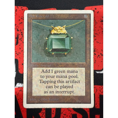 Magic The Gathering Mox Emerald (HP) [Unlimited Edition] [Pics]