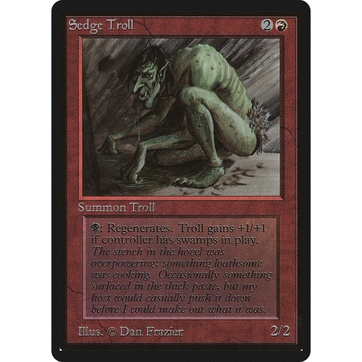 Magic The Gathering Sedge Troll [Limited Edition Beta]