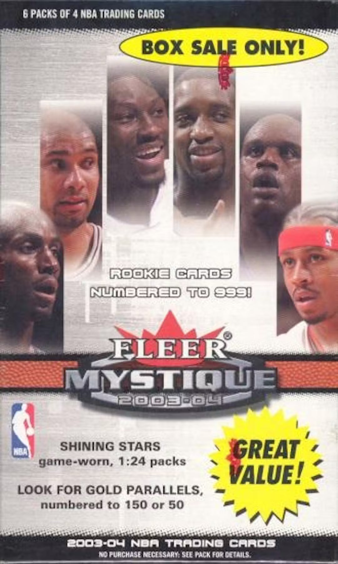 Basketball 2003 Fleer Mystique Basketball Blaster Box