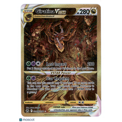 Pokémon 2023 Crown Zenith Giratina VSTAR #Gg69/Gg70 UR