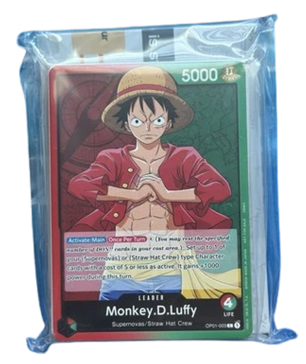One Piece TCG One Piece Welcome Kit Monkey D. Luffy Op01-003 Demo Deck + Promo Pack - Sealed
