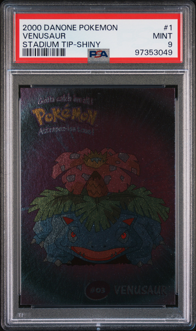 Pokémon PSA 9 Venusaur Stadium Tip-Shiny