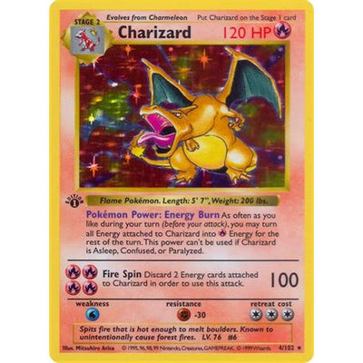 Pokémon Charizard [Base Set Shadowless] - Unlimited Holofoil