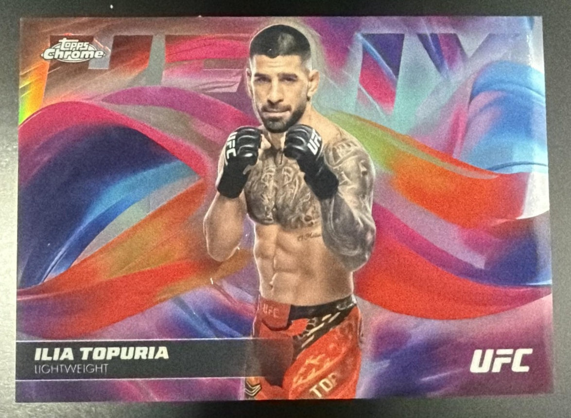 UFC MMA Topps 2026 Topps Chrome Hx-1 Ilia Topuria Helix SSP