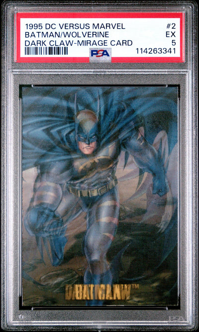 Pokémon Panini 1995 Dc Versus Marvel Mirage Card Dark Claw-Mirage Card #2 2/2 PSA 5