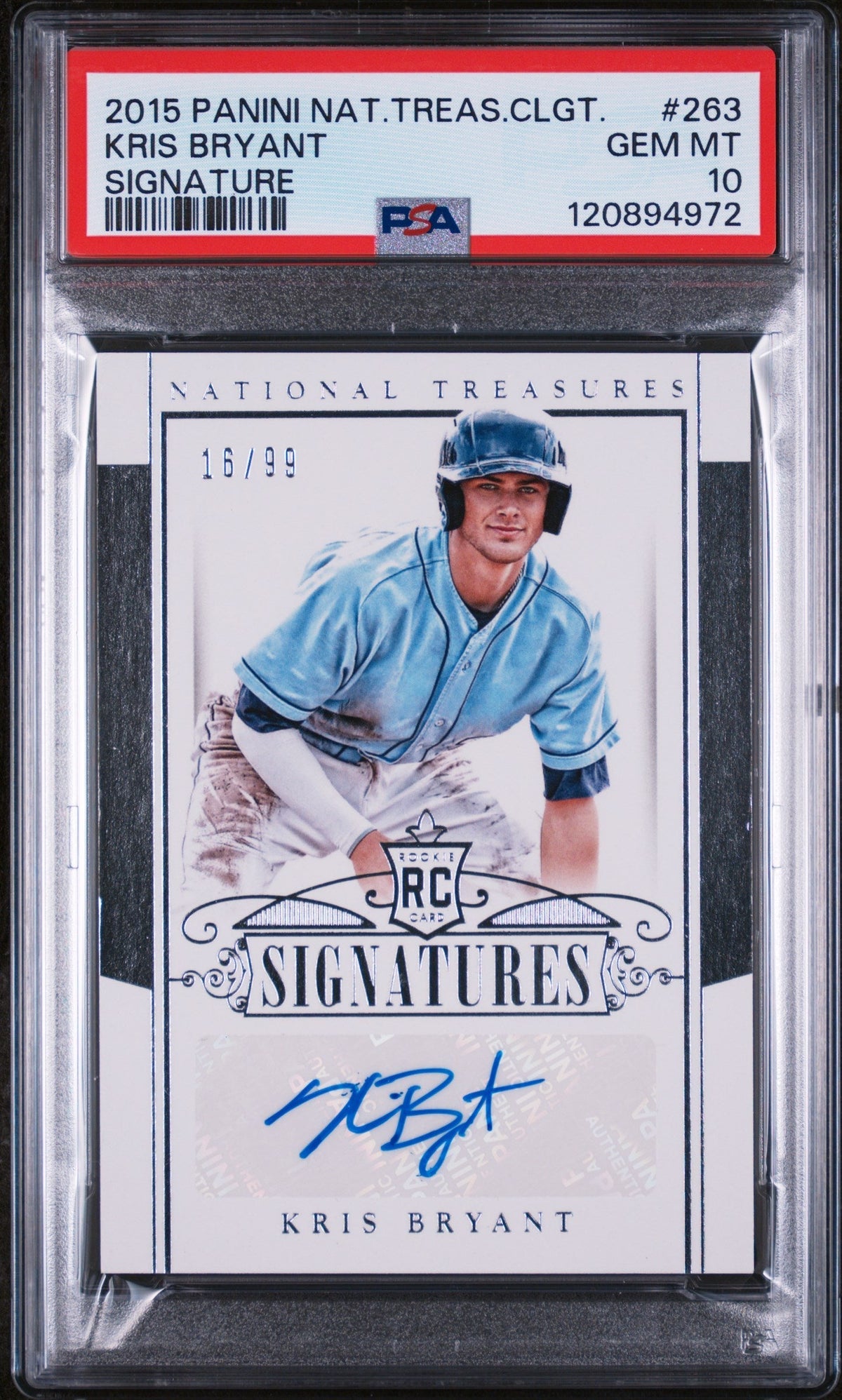 Baseball Panini 2015 National Treasures #263 Kris Bryant Signatures /99 PSA 10 120894972