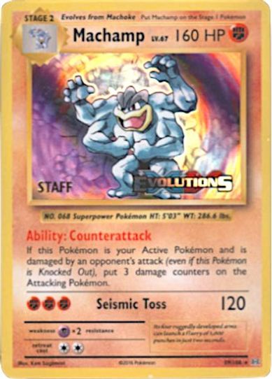 Machamp (Xy Evolutions Staff Prerelease) [Xy Promos]
