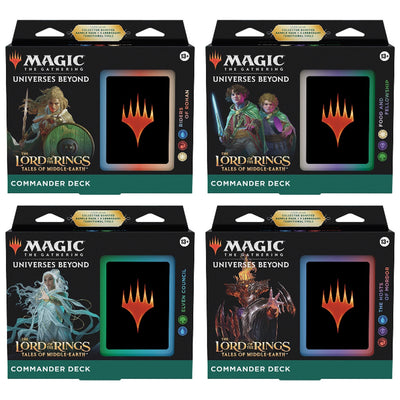 Magic The Gathering Magic The Gathering Lord Of The Rings Tales Of Middle-Earth Commander Deck Display