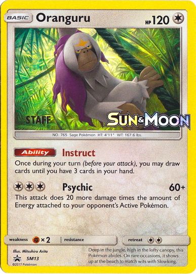 Oranguru - Sm - Staff Prerelease Promo (Sm13) [Sm Promos]