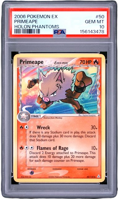Pokémon PSA 10 Primeape Holon Phantoms