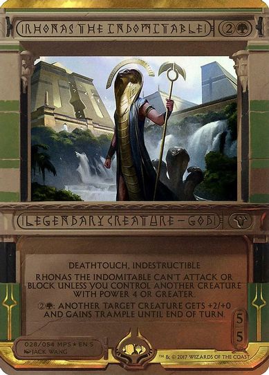 Rhonas The Indomitable (28) [Masterpiece Series: Amonkhet Invocations]