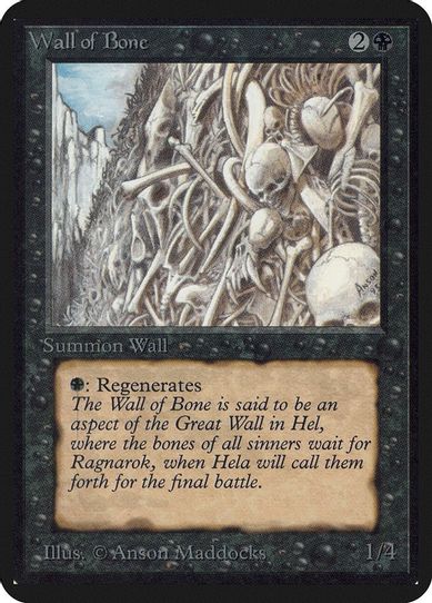 Wall Of Bone [Alpha Edition]