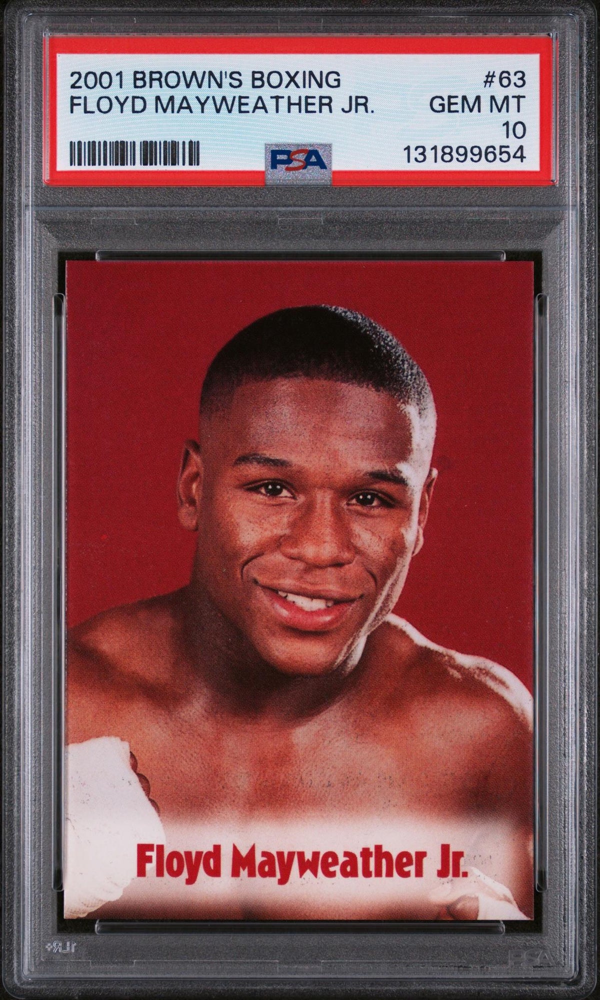 Pokémon Panini 2001 Brown'S Boxing Floyd Mayweather #63 PSA 10