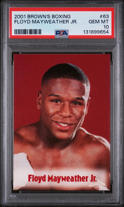 Pokémon Panini 2001 Brown'S Boxing Floyd Mayweather #63 PSA 10